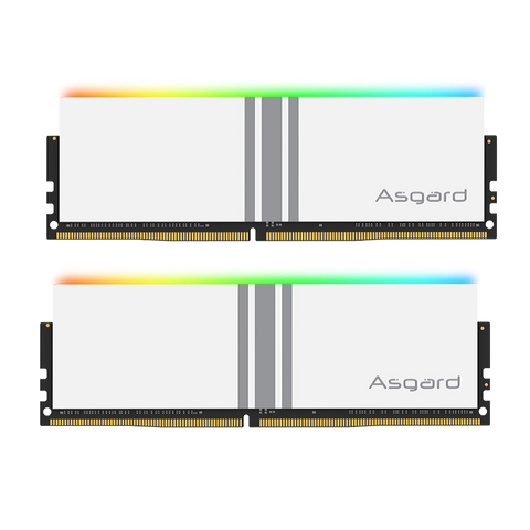 Asgard RGB RAM DDR4 Memory 8GBx2 16GBx2 3200MHz 3600MHz Valkyrie V5 Series Polar White Overclocking Performance for Desktop